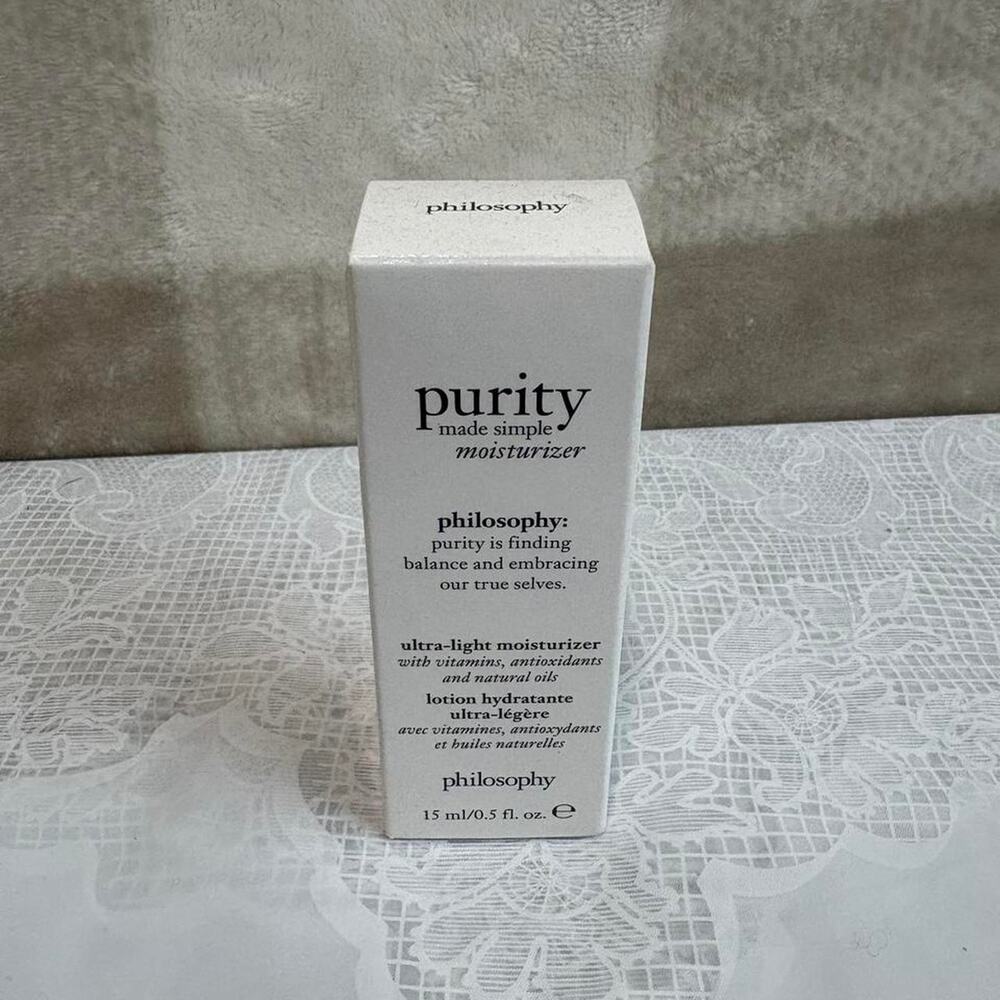 Philosophy purity made simple moisturizer